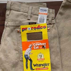 Brand new original fit cowboy cut Wranglers